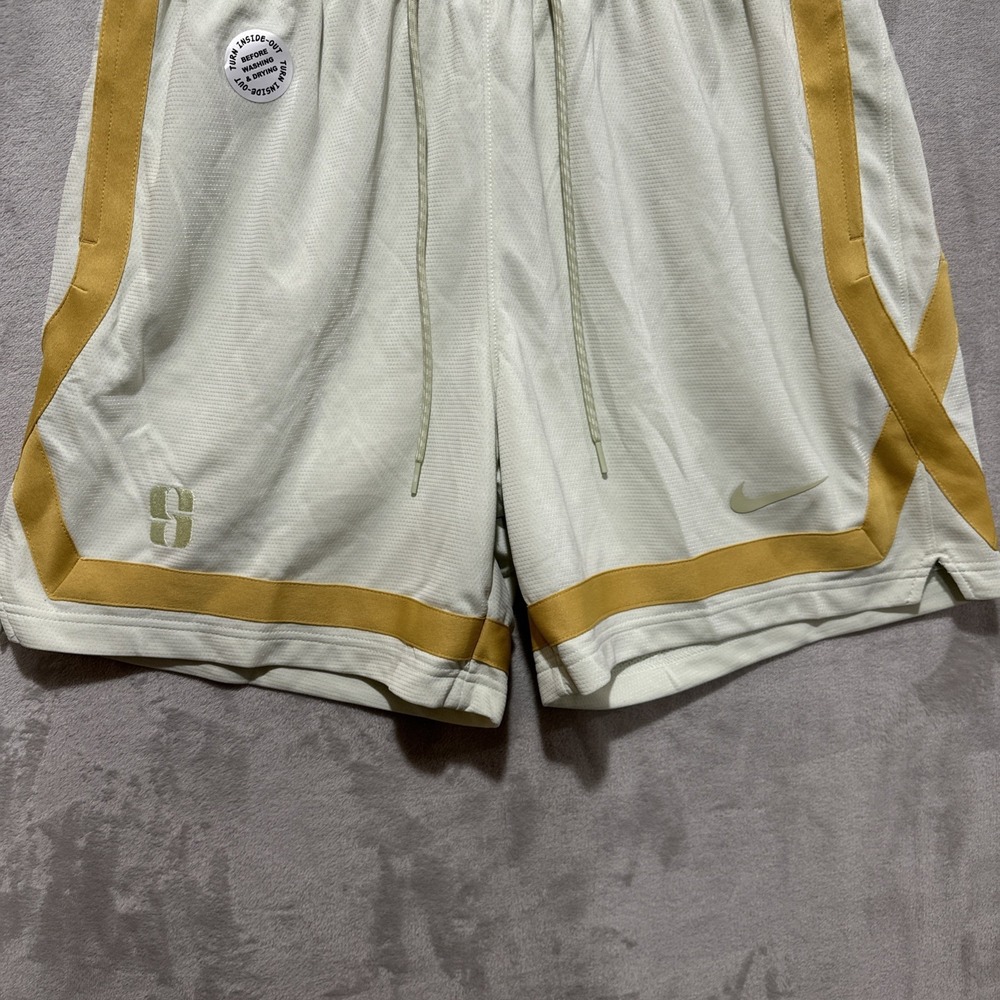 Nike Dri-Fit EYBL Sabrina Basketball Shorts Womens L White FB8425-020 NWT - Picture 6 of 14